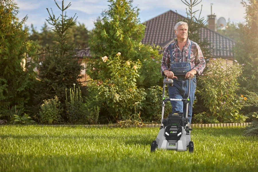 lithium battery powered lawn mowers